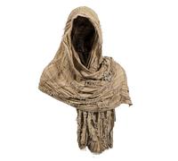 NICEYEA Sciarpa medievale con cappuccio, foulard per escursionisti | Mantello con cappuccio, stile rinascimentale, sciamano, retrò, gotico, per adulti, accessorio per Halloween e carnevale