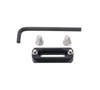 NICEYRIG Guida Nato da 4 cm con viti da 1/4 e perni anti-spegnimento retrattili per gabbia fotocamera, maniglia superiore NATO, maniglia laterale NATO, supporto monitor, braccio magico - Capacità 3 kg