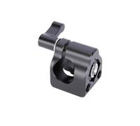 NICEYRIG Morsetto per asta di posizionamento da 15 mm per telecamera singola con foro di posizionamento da 3/8 "-16 per, sistema di supporto per aste da 15 mm EVF Supporto per microfono