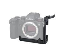 NICEYRIG Staffa a L a sgancio rapido, supporto per fotocamera DSLR a sgancio rapido, staffa verticale per riprese video con foro per vite da 1/4"-20, per fotocamera S5/S5 MarkII/S5 MarkII X