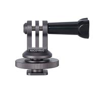 NICEYRIG - Supporto per treppiede per Hero 9/8/7/6, AKASO Brave 7/6/4 V50X V50 Pro, DJI Osmo Action