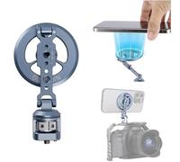 NICEYRIG Supporto treppiede Telefono Magnetico, Alluminio Fotocamera Telefono Mount con 1/4" Vite Copatibale con iPhone 16/15/14/13/12 Serie (1/4" Vite)
