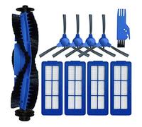 Nicfaky 10 pezzi adatti per robot di pulizia Robovac accessori 11S Max rulli busti laterali busti filtri strumenti di pulizia