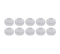 Nicfaky 10 pz tondo trasparente in plastica scatola d'angolo 33 mm
