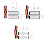Nicfaky 18 Pz Principale Laterale Spazzole Filtro per 1C STYTJ01ZHM Robot Vacuum Parts Accessori