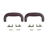 Nicfaky 2 custodie in pelle per strumenti musicali, per chitarra, valigie, trolley, maniglia