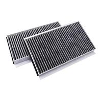 Nicfaky 2 filtri aria cabine 64319171858 per 5 6 E60 E61 E63 E64 520D 523I 525I 530D 535D 545I 550I 630I 650I 2007-2010