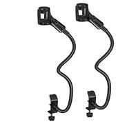 Nicfaky 2 Pcs Microfono Supporto Regolabile Flessibile Collo Di Cigno Stand Desktop Morsetto Da Scrivania Apparecchiatura di Registrazione per Riunioni Lezione