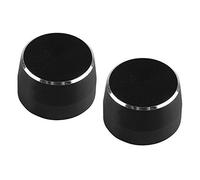 Nicfaky 2 pezzi in acciaio quadrante lampada interruttore copertura per Smart Fortwo 451 2009-2014 tappo tergicristallo auto styling nero
