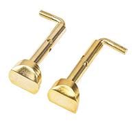 Nicfaky 2 Pezzi Lega Violino Mentoniero Vite Violino Mentoniero Pinze Accessori per Violino 4/4 3/4