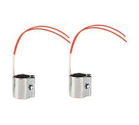 Nicfaky 2 pezzi/riscaldatori a nastro mica, 35 x 45 mm, 220 V, 150 W, in acciaio, per macchina a spruzzo in plastica