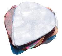 Nicfaky 20 plettri colorati in celluloide sottile, 0,46 mm/0,71 mm, colore casuale