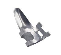 Nicfaky 3 pz in acciaio dito chitarra plettro scorrevole chitarra banjo ukulele 3.1x1.6cm