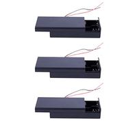 Nicfaky 3 x 3,7 V, 2 x 18650, porta batteria, scatola di immagazzinaggio, interruttore ON/OFF con