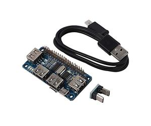 Nicfaky 4 porte Hub USB per 3/2/W Scheda USB a Uart per debug seriale, compatibile con USB 2.0/1.1