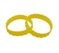 Nicfaky 4Pcs Robot Vacuum Anti-Skid Anti-Wear Tire Skin per Spazzare Robot Accessori, Giallo