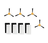 Nicfaky Adatto per N79 N79S 500 605 Spazzare Robot Accessori Filtri, Spazzole Laterali Accessori Kit di Sostituzione, 8 Pz