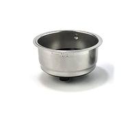 Nicfaky Amichevole Staccabile in Acciaio Filtro da caffè Filtro Filtro per Macchina da caffè Accessori per Ufficio Domestico (Doppia Tazza)