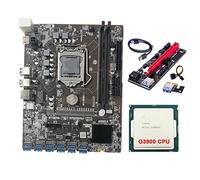 Nicfaky B250 BTC Mining Scheda Madre 12 PCIE Card LGA1151 con SATA SSD 128G+Ventola di Raffreddamento+ SATA+ Interruttore Supporto DDR4 VGA