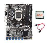 Nicfaky B75 USB ETH Mining Scheda Madre+G2020 CPU+ SATA 12XPCIE a USB3.0 DDR3 MSATA LGA1155 B75 BTC Minatore Scheda Madre