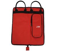 Nicfaky Borsa a con tasca esterna e fondo, rosso