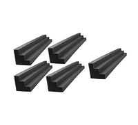 Nicfaky Colonna da 5 pezzi con blocco angolare in schiuma da studio con parete angolare o home theater nero