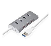 Nicfaky HUB USB3.0 4 porte + 3 porte 2.4A porta di ricarica rapida 7 porte Hub