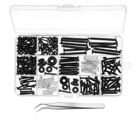 Nicfaky Kit di per chitarra elettrica con molle per ponte per chitarra elettrica, battipenna sintonizzatore e pinzetta nera