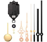 Nicfaky Movimento 'Orologio un Pendolo al Quarzo Kit Movimento DIY con 2 Paia di Lancette Pendolo, Movimento Pendolo con Meccanismo DIY Sostituisci