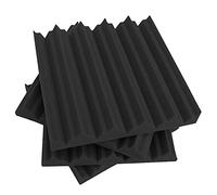 Nicfaky Pannelli acustici in schiuma 12 confezioni di pannelli acustici 30 x 30 x 5 cm, pannelli insonorizzati per la casa studio cancellazione rumore piastrelle in schiuma pannello insonorizzato