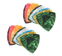 Nicfaky Plettri acustici/chitarra elettrica, 20 pezzi, 0,46 mm, colore