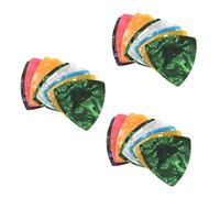 Nicfaky Plettri acustici/chitarra elettrica, 30 pezzi, 0,46 mm, colore