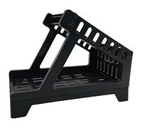 Nicfaky Porta Etichette per Etichette di Spedizione Termica nel Rotolo e un Modulo Continuo, Funziona Stampante per Etichette Desktop, Nero