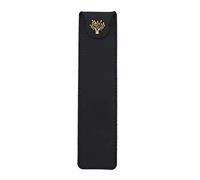 Nicfaky Portapenne in Pelle per Matita singola con a pressione per Rollerball-Nero