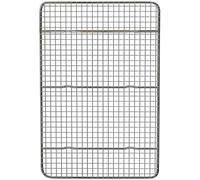 Nicfaky Rack di raffreddamento e griglia di cottura, adatto a un quarto di teglia, in acciaio , per forno 40 x 30 cm