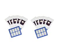 Nicfaky Sacchetti sottovuoto per aspirapolvere e 2 filtri + 10 sacchetti adatti per detergenti