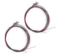 Nicfaky Set di 2 corde colorate per chitarra acustica