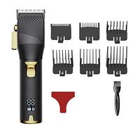 Nicfaky Tagliacapelli per uomo fili professionale per kit di toelettatura ricaricabile kit di taglio capelli LED IPX7 impermeabile