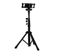 Nicfaky Treppiede portatile telescopico regolabile in metallo treppiede per 4.7-12.9 pollici/telefono cellulare altezza: 55-145cm
