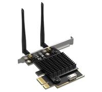 NICGIGA Scheda wireless WiFi 7 PCIe Intel BE200 NGW, Bluetooth 5.4, 5800 Mbit/s, supporta Windows 10/11 (64 bit), ideale per WiFi7/WiFi6E/WiFi6/WiFi5 e Wireless AP