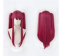 NICHANGHUA 80 cm Lungo rettilineo Biondo sfumato Arancione Rosa Capelli My Dress Up Darling Parrucche Cosplay (Colore : Rizu Kyun)