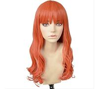 NICHANGHUA Game Fire Emblem echeggia Celica Cosplay Parrucca 60 cm Arancione Arancione Arancione Resistente ai Capelli Sintetici Parrucche + Parrucca cap
