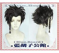 NICHANGHUA Game Fire Emblem Trehouses Claude von Regan Cosplay Wig Fancy Battle Boys Cosplay Black Short Wig + Wig cap
