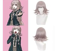 NICHANGHUA Malisa Short Grey Color Bob Bob Wig Wat Natural Heat Heat Hair Parrucche for Halloween