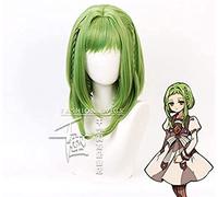 NICHANGHUA Nanamina Anime Green Cosplay Wig Costume Costume Jibaku Shounen Wilet Le peli Sintetici Resistenti al Calore Hanako-Kun