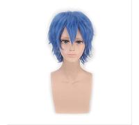 NICHANGHUA Sintetico Corto Bianco Marrone Bianco Grigio Blu Bianco Rosso Bianco Nero Blu Viola Rosa Biondo Verde Giallo Arancione Giallo Universale Cosplay Wig Botti pl-002-27