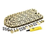 NICHE Catena in oro 520 X-Ring 108 maglie con collegamento Master Link