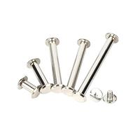 Nichel Plating Lash Rivet Madre Viti Coppia/blocco M5(25mm (5pcs))