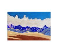 Nichölas Röerich - Poster artistico da appendere alla parete con il sentiero del Karakoram in Turkestan, decorazione per camera da letto, 40 x 60 cm