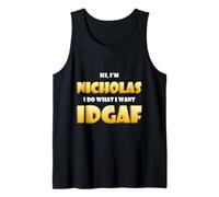 Nicholas Costume IDGAF Funny Meme Halloween Costume for Nick Canotta